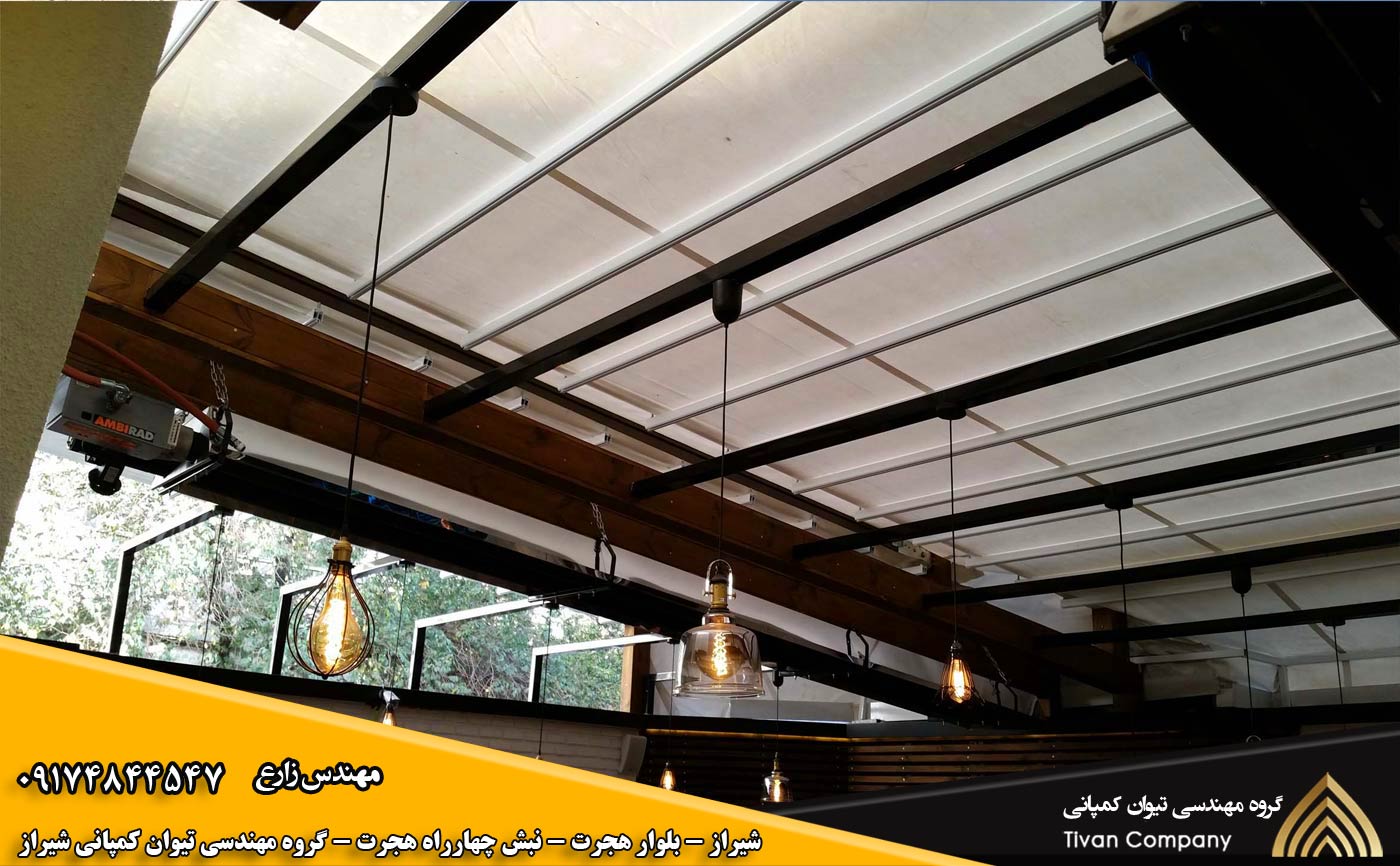 سازه های کششی | سایبان پارچه ای | سایبان غشایی در شیراز