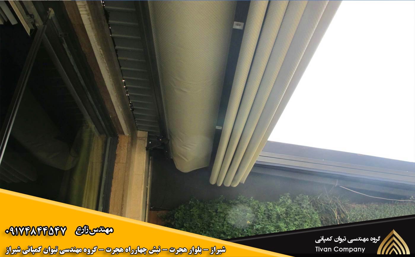 سازه های کششی | سایبان پارچه ای | سایبان غشایی در شیراز